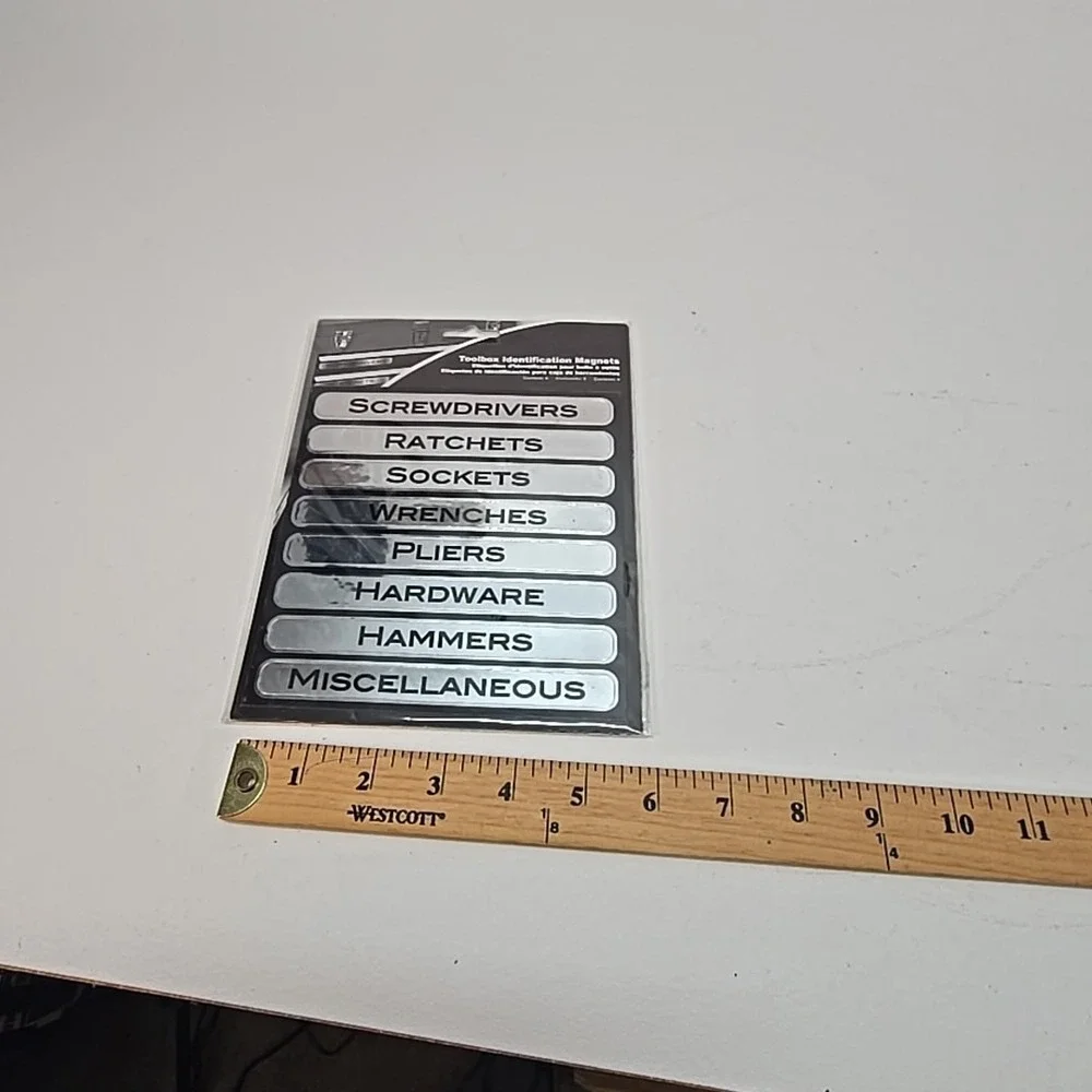 Chroma TS47001 Toolbox Identification‎ Magnets Set, 8-Pack